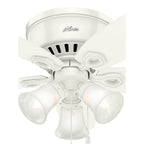 Hunter 51090 Snow White 42'' Builder Lp-snow White Image 3