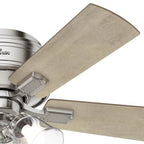 Hunter 52154 Brushed Nickel 42'' Crestfield Lp-brushed Nickel Image 5