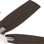 Hunter 53312 Brushed Nickel 52'' Newsome-brushed Nickel-bowl Image 3