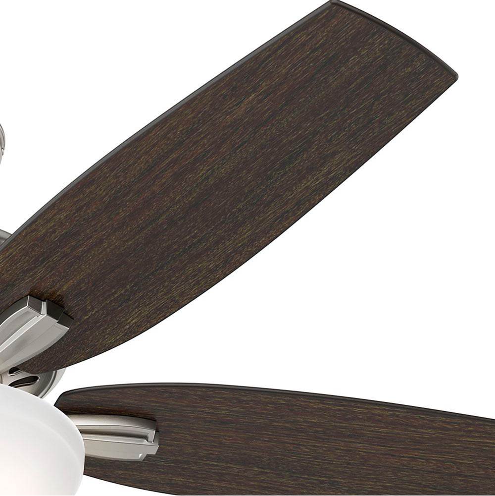 Hunter 53312 Brushed Nickel 52'' Newsome-brushed Nickel-bowl Image 3