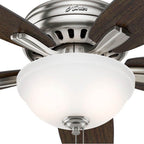 Hunter 53312 Brushed Nickel 52'' Newsome-brushed Nickel-bowl Image 4