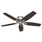 Hunter 53315 Brushed Nickel 52'' Newsome Bowl Lp-brushed Nickel Image 5