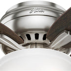 Hunter 53315 Brushed Nickel 52'' Newsome Bowl Lp-brushed Nickel Image 4