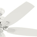 Hunter 53319 Fresh White 52'' Newsome-fresh White Image 4