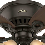 Hunter 53327 New Bronze 52'' Builder Plus Lp-new Bronze Image 4