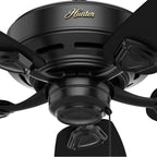 Hunter 53351 Matte Black 48'' Sea Wind-matte Black-dr Image 3