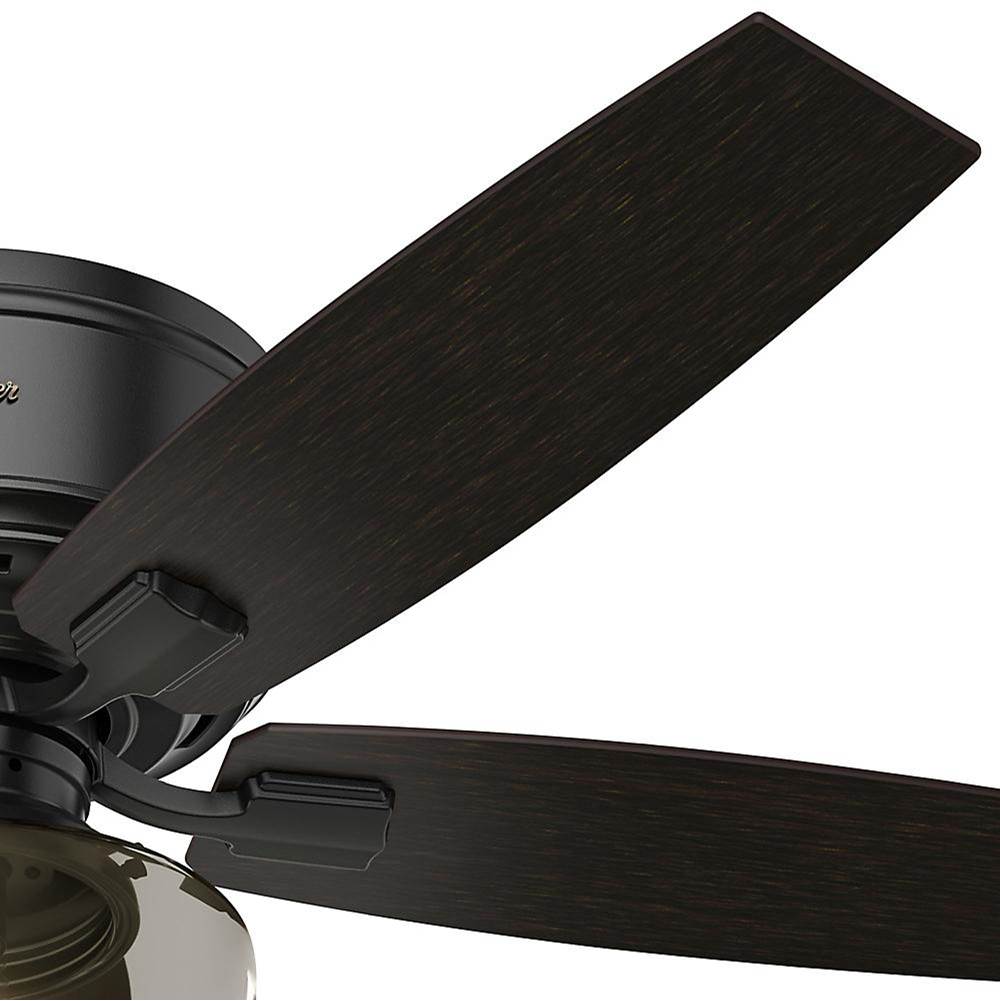 Hunter 53393 Matte Black 52'' Bennett Lp-matte Black Image 5