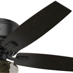 Hunter 53393 Matte Black 52'' Bennett Lp-matte Black Image 5