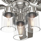 Hunter 54190 Brushed Nickel 52'' Bennett-brushed Nickel Image 4
