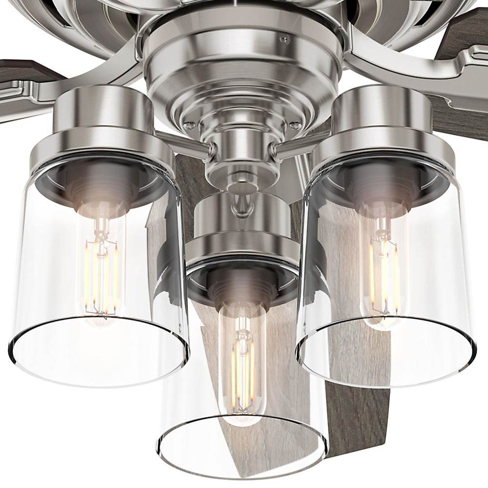Hunter 54190 Brushed Nickel 52'' Bennett-brushed Nickel Image 3