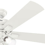 Hunter 54204 Fresh White 52'' Crestfield-fresh White Image 4