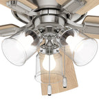 Hunter 54206 Brushed Nickel 52'' Crestfield-brushed Nickel Image 4