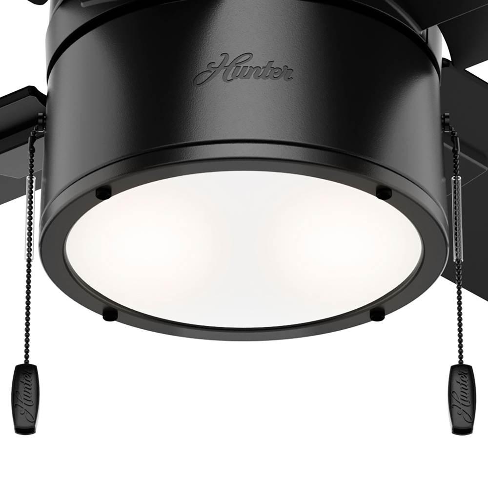 Hunter 54215 Matte Black 52'' Beck - Matte Black Image 4
