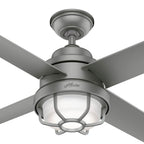 Hunter 55085 Matte Silver 54'' Searow Matte Silver Image 4