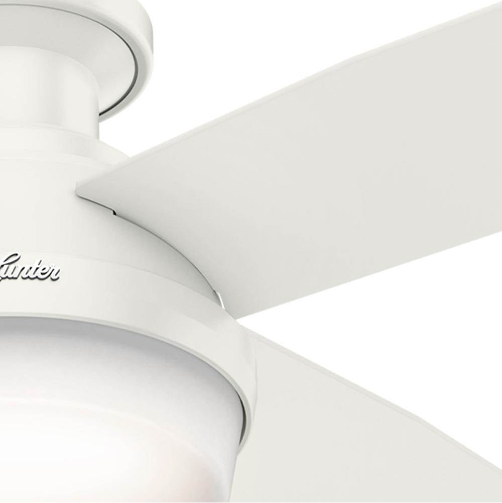 Hunter 59242 Fresh White 52'' Dempsey Lp-fresh White Image 3