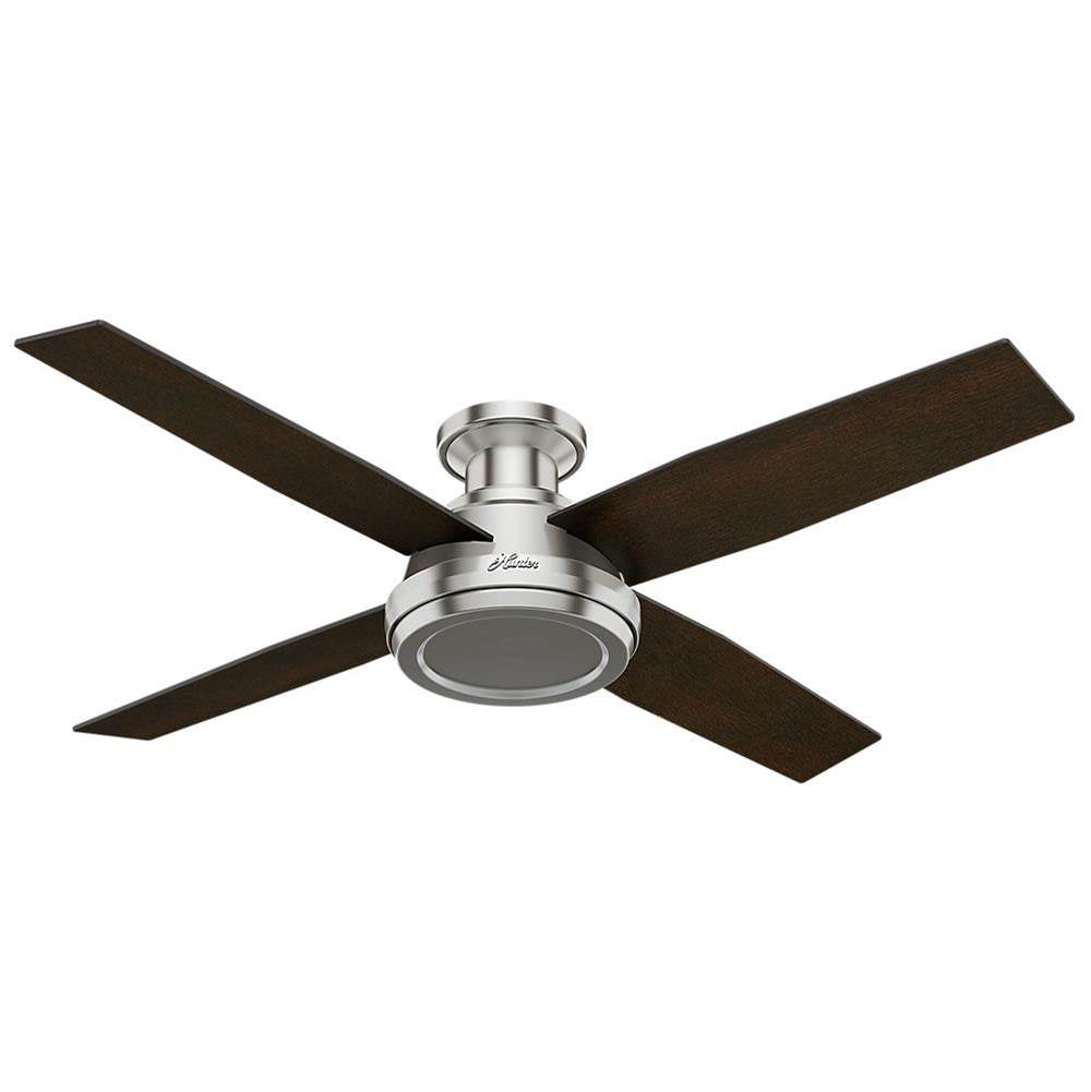 Hunter 59247 Brushed Nickel 52'' Dempsey Lowpro-brushed Nickel-no Light Image 3