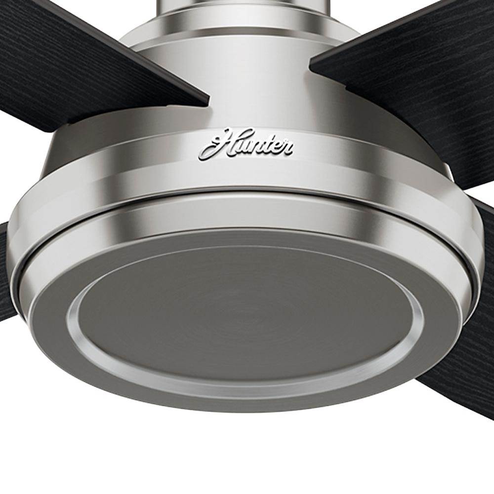 Hunter 59247 Brushed Nickel 52'' Dempsey Lowpro-brushed Nickel-no Light Image 4