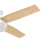 Hunter 59248 Fresh White 52'' Dempsey Lowpro-fresh White-no Light Image 4