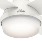 Hunter 59252 Fresh White 52'' Dempsey-fresh White-damp Image 3