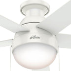 Hunter 59269 Fresh White 46'' Anslee Lp-fresh White Image 5