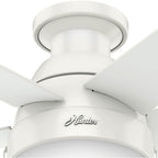 Hunter 59269 Fresh White 46'' Anslee Lp-fresh White Image 4