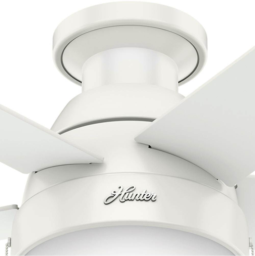 Hunter 59269 Fresh White 46'' Anslee Lp-fresh White Image 4
