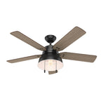 Hunter 59307 Matte Black 52'' Mill Valley-matte Black Image 4