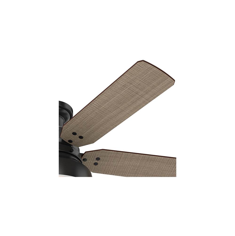 Hunter 59310 Matte Black 52'' Mill Valley Matte Black-lp Image 5
