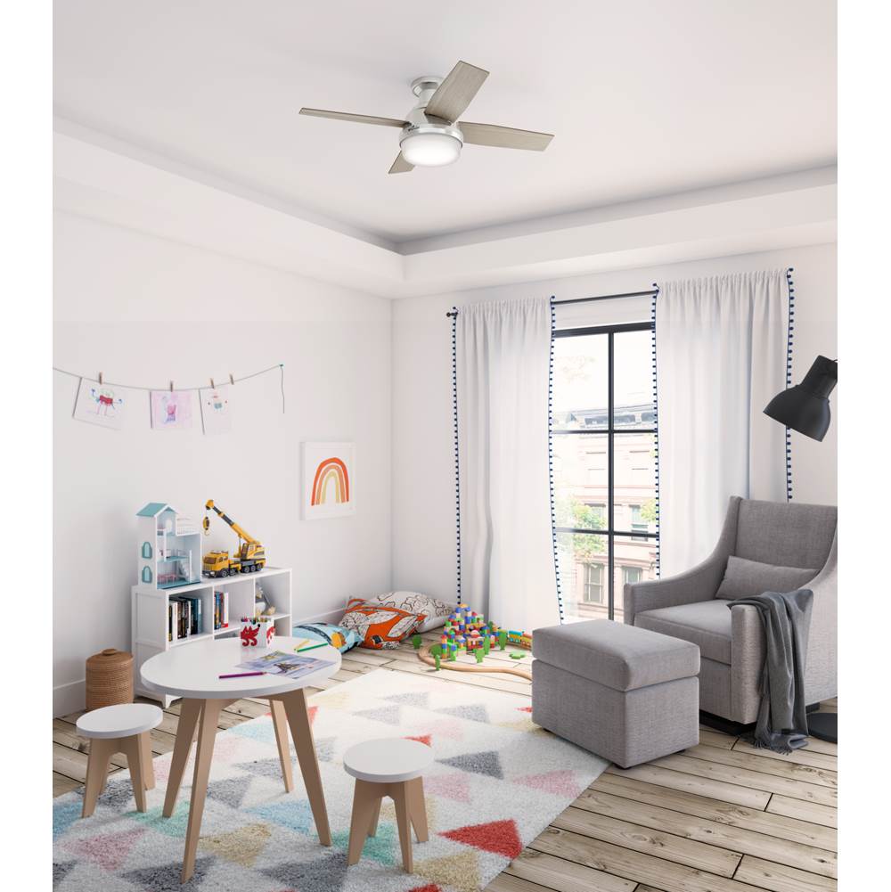 Hunter 50282 Brushed Nickel 44'' Dempsey Lp-brushed Nickel Image 2