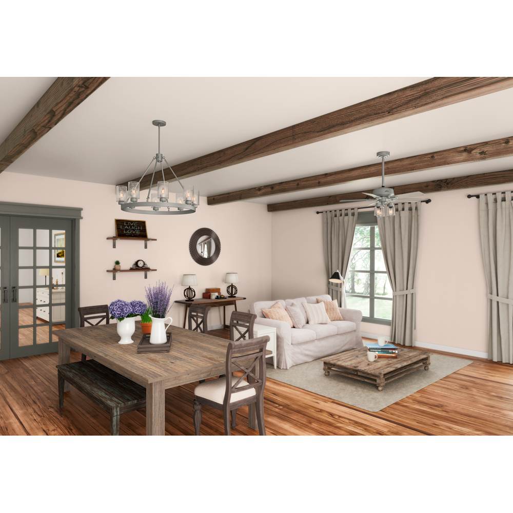 Hunter 50651 Matte Silver Hartland 52'' - Matte Silver Image 3