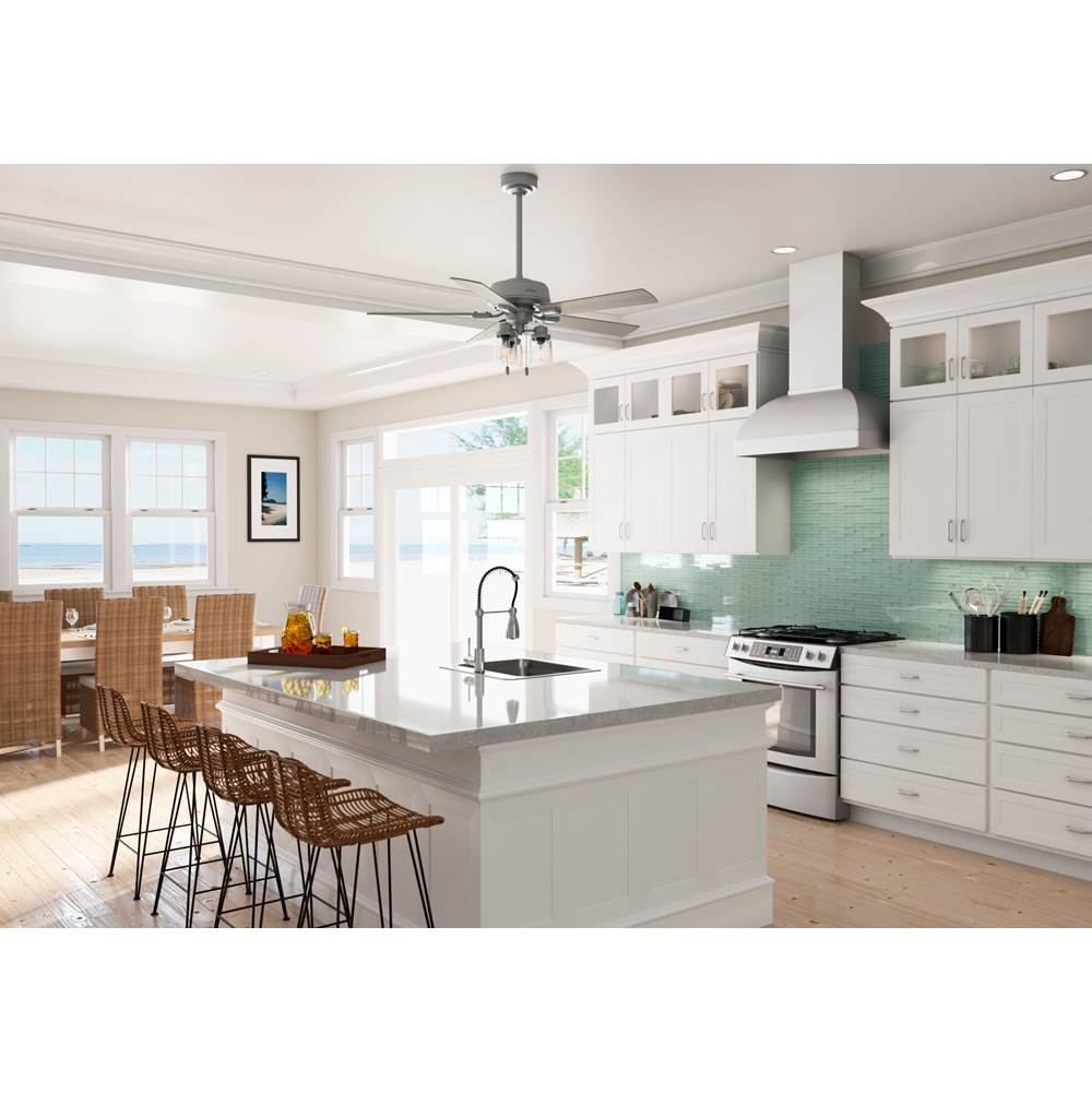 Hunter 50651 Matte Silver Hartland 52'' - Matte Silver Image 2