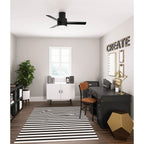 Hunter 51333 Matte Black 44'' Gilmour - Flat Matte Black Image 2