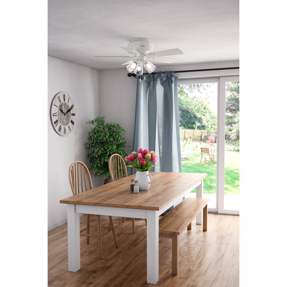 Hunter 52152 Fresh White 42'' Crestfield Lp -fresh White Image 3