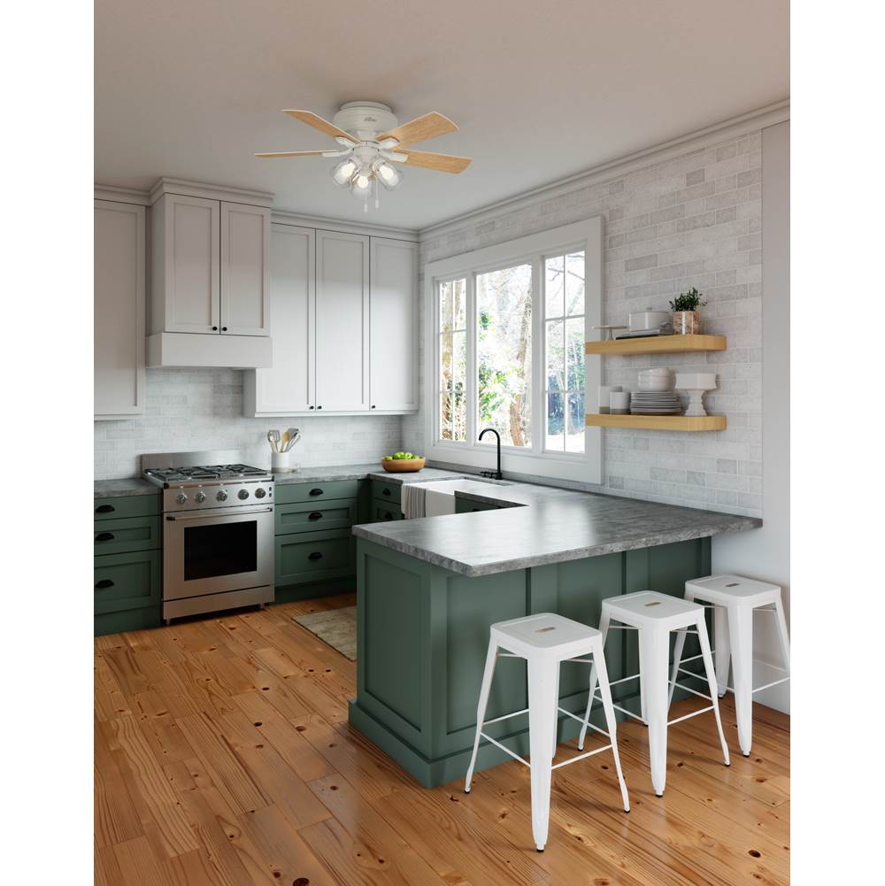 Hunter 52152 Fresh White 42'' Crestfield Lp -fresh White Image 2