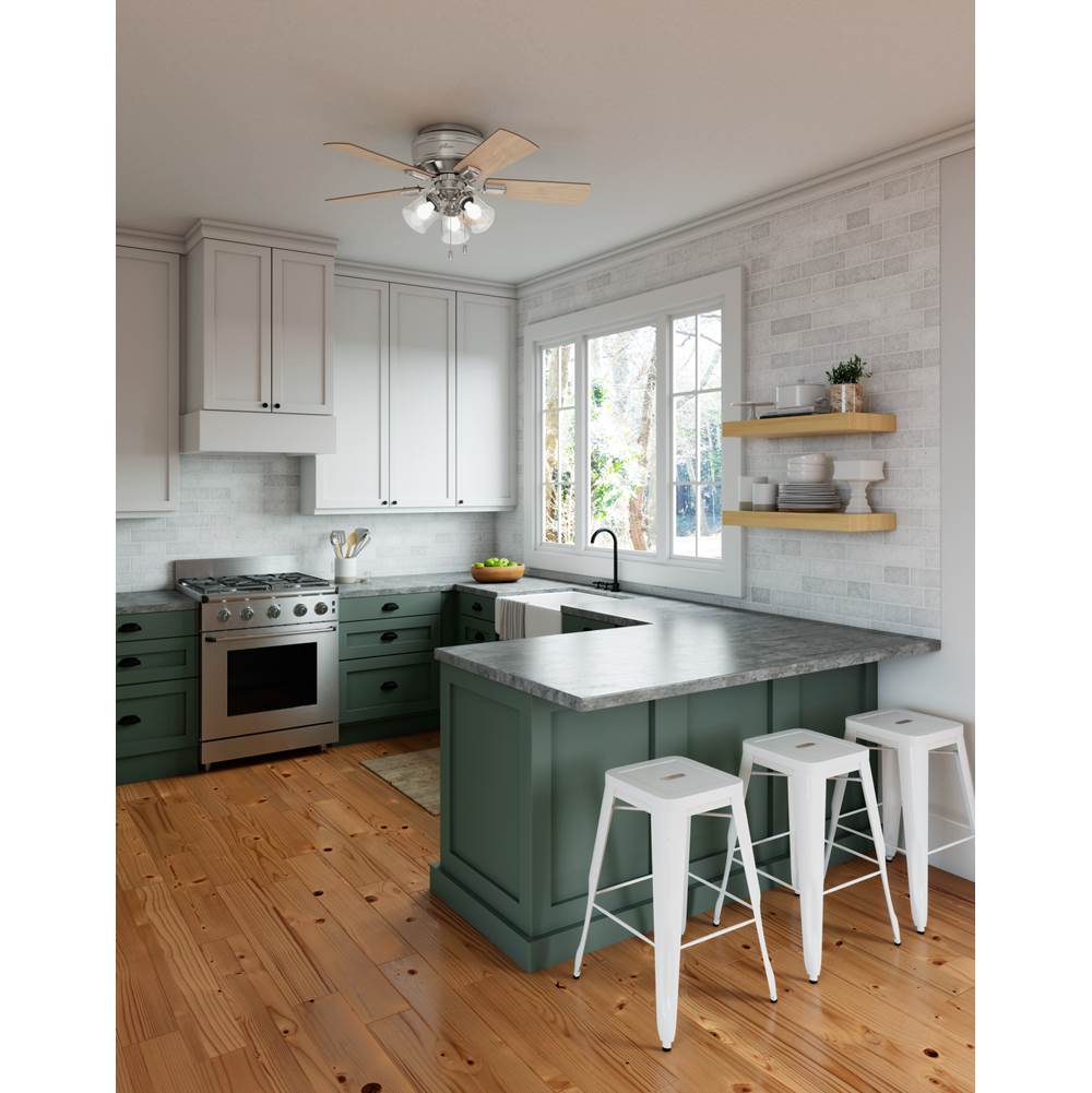 Hunter 52154 Brushed Nickel 42'' Crestfield Lp-brushed Nickel Image 2