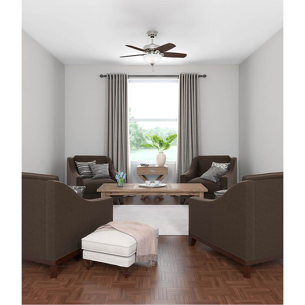 Hunter 52219 Brushed Nickel 42'' Builder Small Room-brushed Nickel-bowl Image 2
