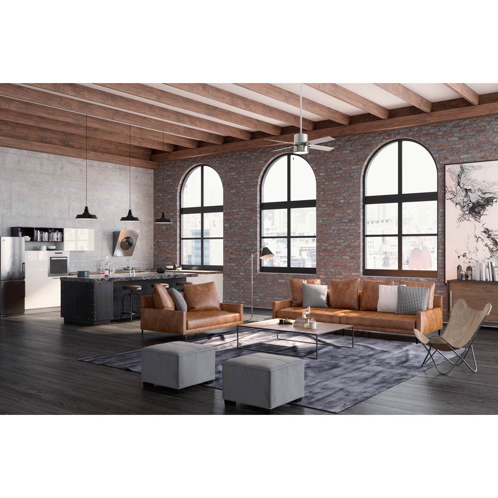 Hunter 54214 Brushed Nickel 52'' Beck - Brushed Nickel Image 2