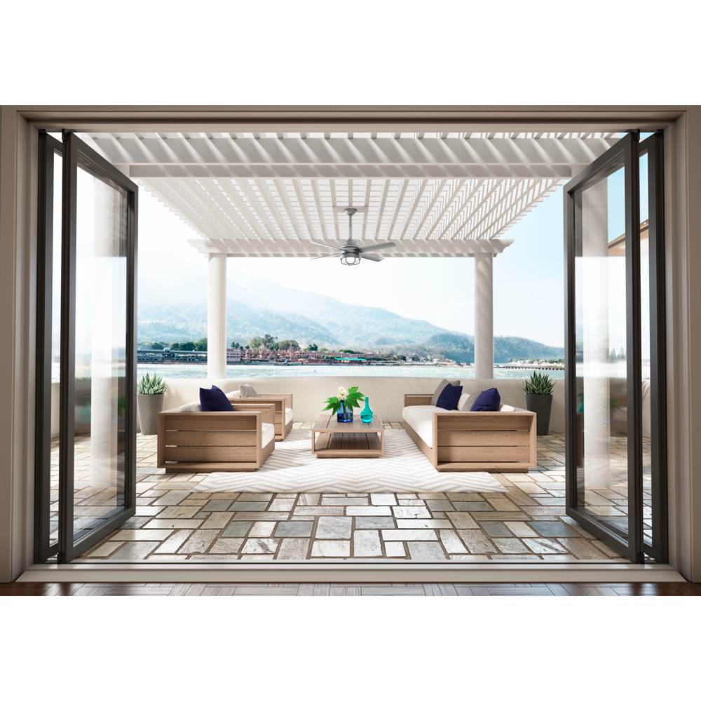 Hunter 55085 Matte Silver 54'' Searow Matte Silver Image 3