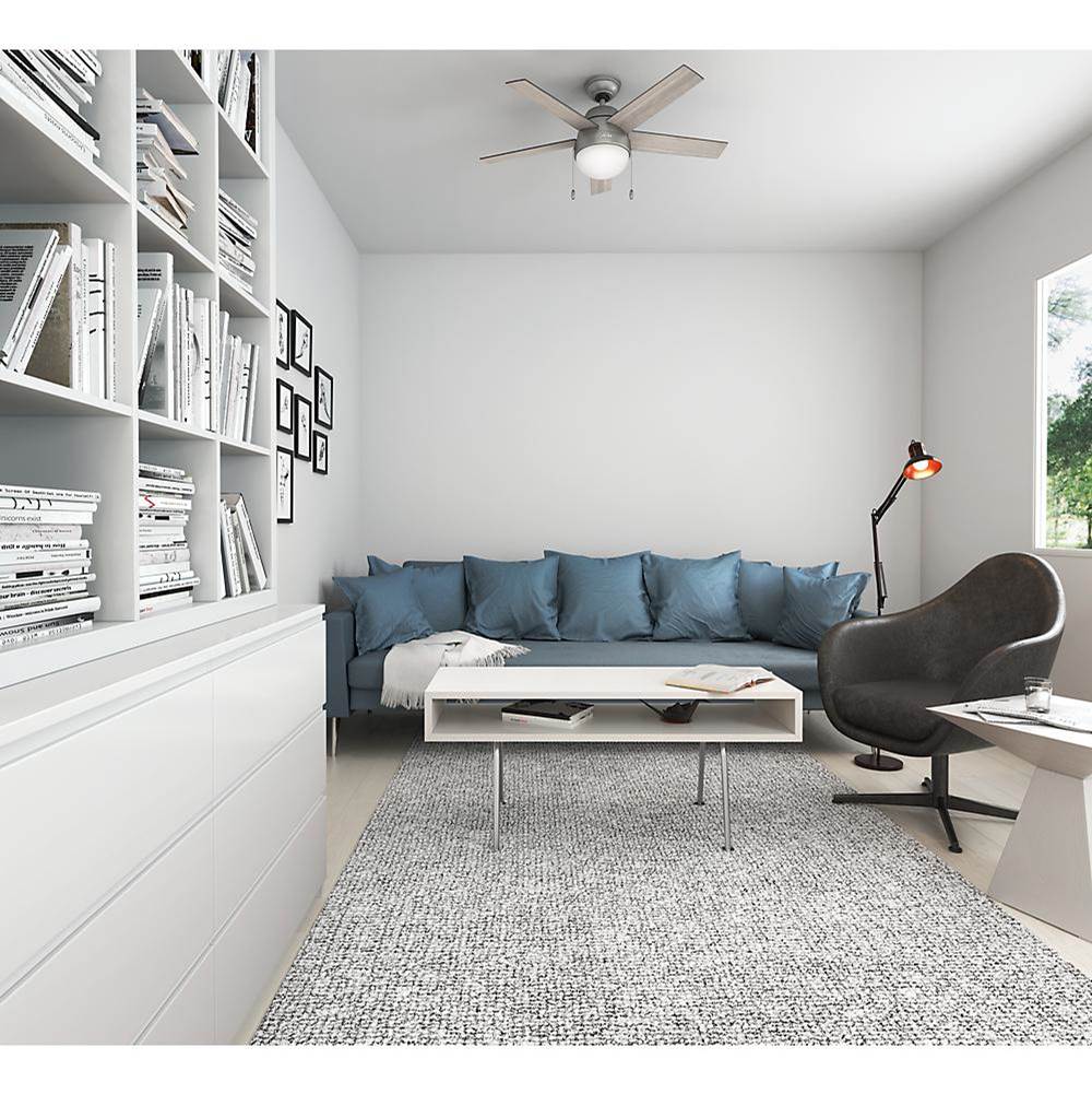 Hunter 59267 Matte Silver 46'' Anslee-matte Silver Image 2