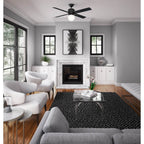 Hunter 59321 Matte Black 52'' Hepburn-matte Black Image 2