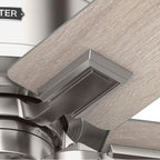 Hunter 52993 Brushed Nickel 52 Inch Astwood Ii  Brushed Nickel Ceiling Fan With Led Light Kit And Handheld Remote Image 6