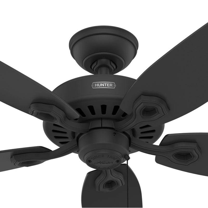 Hunter 53485 Matte Black 42 Inch Builder Elite Matte Black Image 3