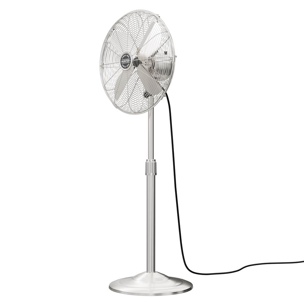 Hunter 97317 Brushed Nickel Standing Fan Image 4