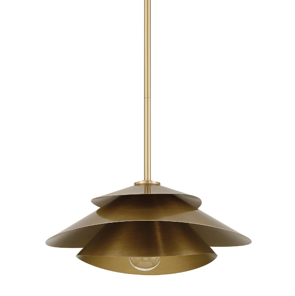 Hunter 48156 Alturas Gold Hiro 1 Light Large Pendant Gold Image 1