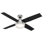 Hunter 59216 Brushed Nickel 52'' Dempsey-brushed Nickel Image 1