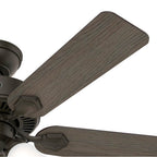 Hunter 52781 New Bronze Hunter 44 Inch Swanson New Bronze Ceiling Fan With Led Light Kit And Pull Chain Image 4