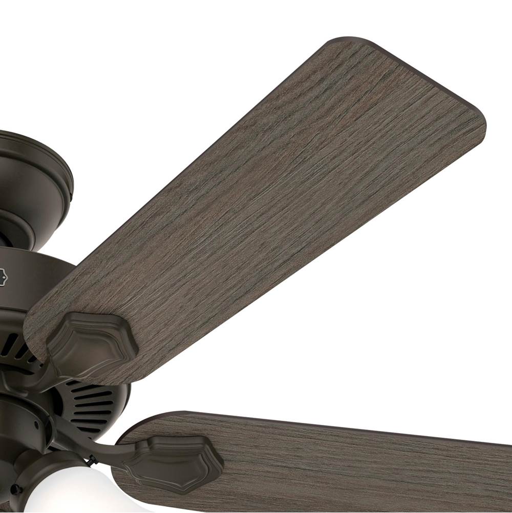 Hunter 52781 New Bronze Hunter 44 Inch Swanson New Bronze Ceiling Fan With Led Light Kit And Pull Chain Image 4