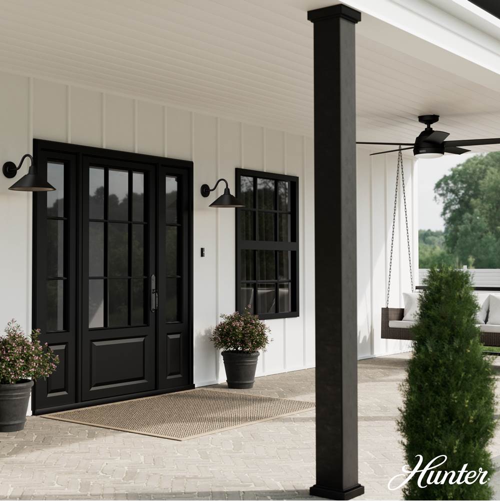 Hunter 46020 Matte Black Skyflow Matte Black 1 Light Medium Image 3
