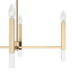 Hunter Sunjai Alturas Gold 7 Light Chandelier Ceiling Light Fixture