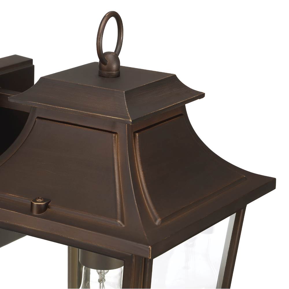 Hunter 46081 Matte Bronze Hunter Spring Cove Matte Bronze With Clear Glass 1 Light Image 4